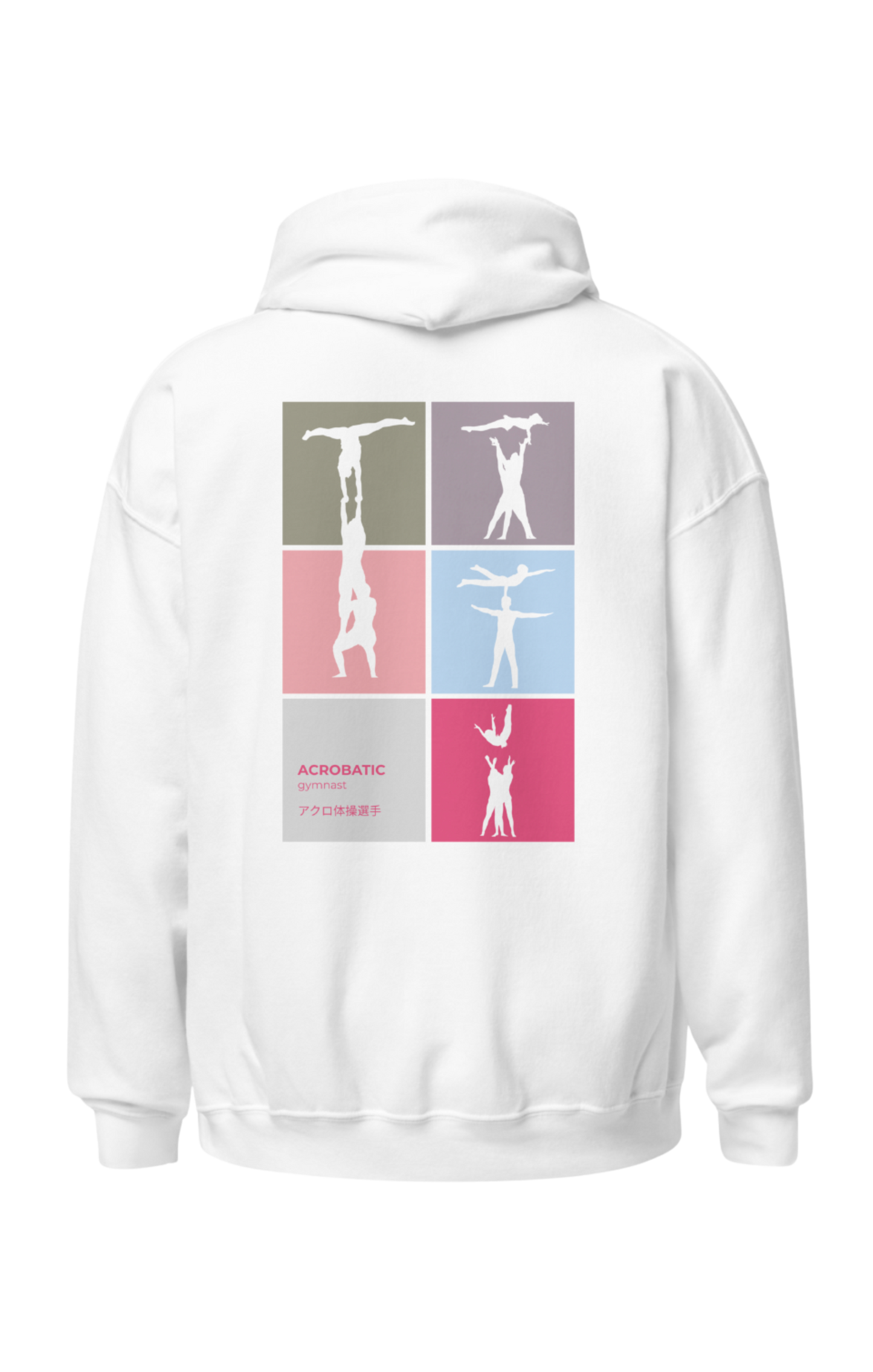 “Acrobatic Grid – Pastel Edition” Hoodie