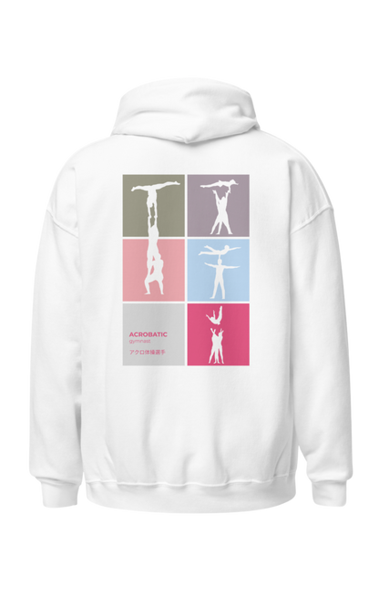 “Acrobatic Grid – Pastel Edition” Hoodie