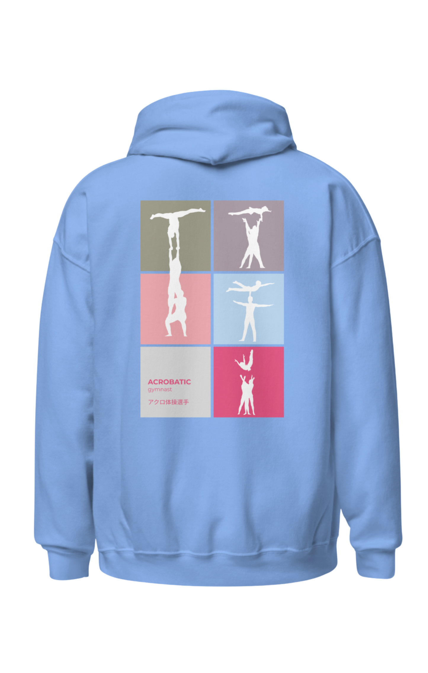 “Acrobatic Grid – Pastel Edition” Hoodie