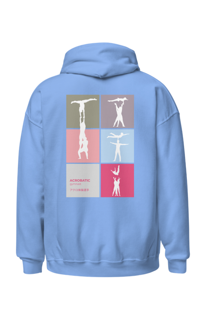 “Acrobatic Grid – Pastel Edition” Hoodie