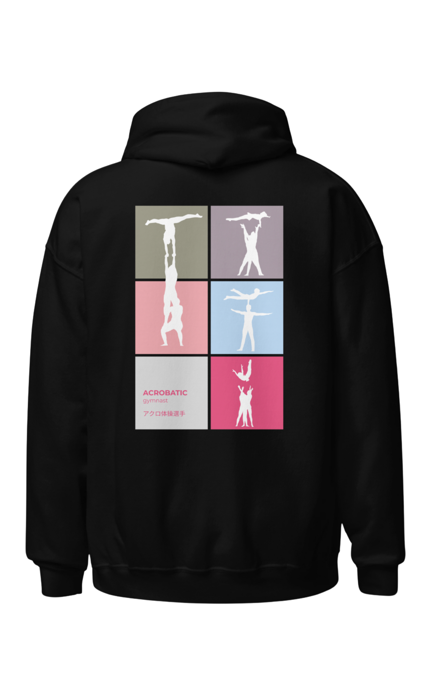 “Acrobatic Grid – Pastel Edition” Hoodie