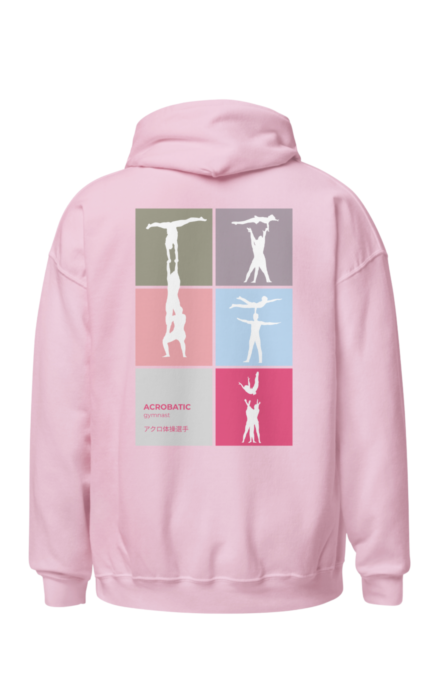 “Acrobatic Grid – Pastel Edition” Hoodie